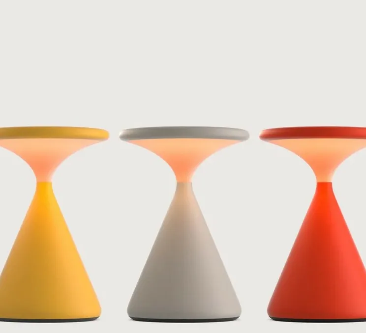 Lampe, Baladeuse, Salt, sable, IP21, LED, dim, 1300K à 2700K, 450 lm, Ø12,8cm, H19cm - GRAU