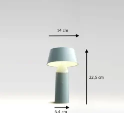 Lampe|Enfants*Marset Lampe, baladeuse, sans fil, Bicoca, LED, dimmable, , H22,5cm - blanc cassé