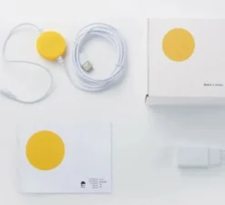 Lampe, Baladeuse, Smiley® XL, jaune, IP24, Ø45cm, H40cm - Mr Maria