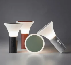 Lampe*MDC Lampe, Baladeuse, Spot, , IP44, LED, dim, 3000K, 200 lm, Ø12cm, H18,5cm - blanc mat