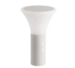 Lampe, Baladeuse, Spot, blanc mat, IP44, LED, dim, 3000K, 200 lm, Ø12cm, H18,5cm - MDC