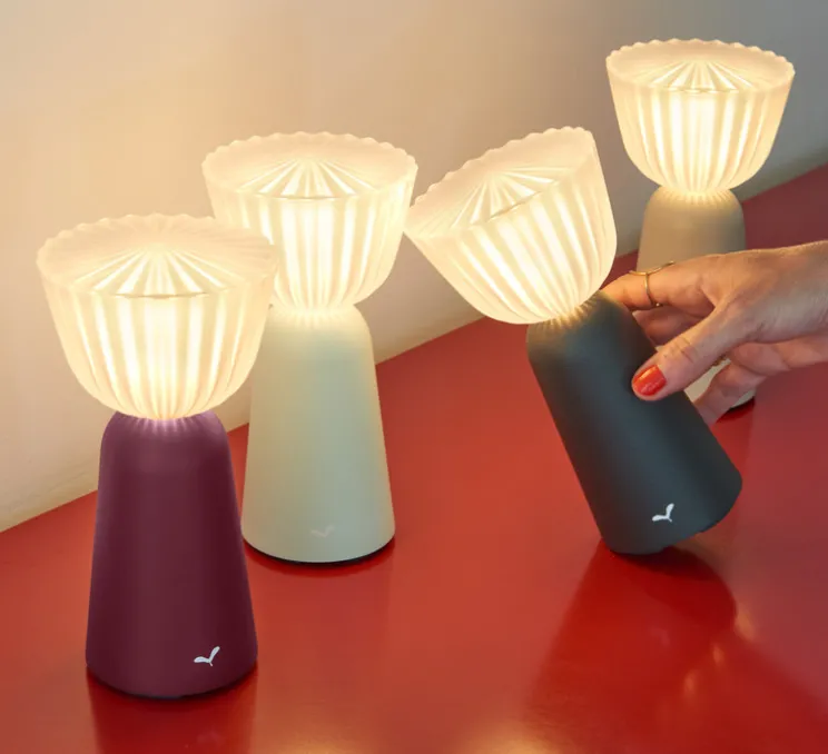 Lampe, Baladeuse, Swiing, carbone, IP54, LED, dim, 2700K, 35 lm, Ø10cm, H20cm - Fermob