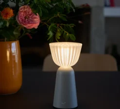 Lampe, Baladeuse, Swiing, gris argile, IP54, LED, dim, 2700K, 35 lm, Ø10cm, H20cm - Fermob