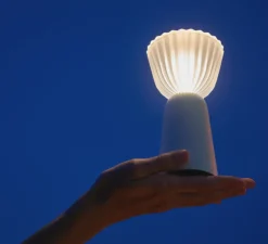 Lampe, Baladeuse, Swiing, gris argile, IP54, LED, dim, 2700K, 35 lm, Ø10cm, H20cm - Fermob