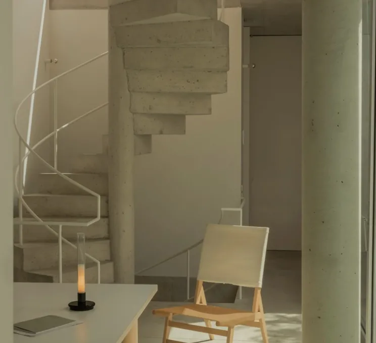 Lampe, Baladeuse, Sylvestrina, noir, IP44, LED, dim, 2200K, 55 lm, Ø11,3cm, H35,5cm - Santa & Cole