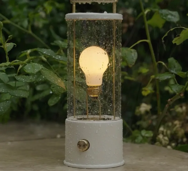 Lampe, Baladeuse, The Muse, Candlenut, blanc, IP44, 2800K, 400lm, Ø12,5cm, H33,8cm - Tala