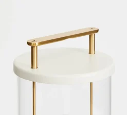 Lampe, Baladeuse, The Muse, Candlenut, blanc, IP44, 2800K, 400lm, Ø12,5cm, H33,8cm - Tala