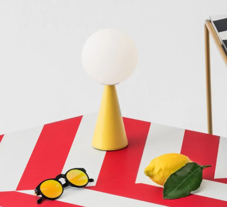 Lampe|Enfants*Fontana Arte Lampe, Bilia Mini, , Ø12cm, H26cm - jaune