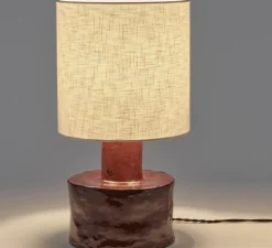 Lampe, Catherine, céramique, rouge brun, Ø25cm, H47cm - Serax