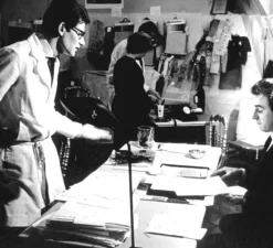 Lampe*Serge Mouille Lampe de bureau, Agrafée simple, , H70cm - noir