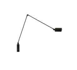 Lampe*Lumina Lampe de bureau, Daphine Cilindro Led, , LED, 2700K, 622 lm, Ø3cm, H88cm - Noir soft touch