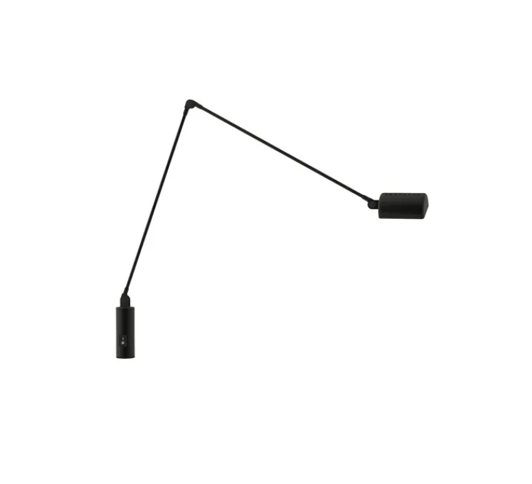 Lampe*Lumina Lampe de bureau, Daphine Cilindro Led, , LED, 2700K, 622 lm, Ø3cm, H88cm - Noir soft touch