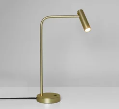 Lampe de bureau, Enna Desk Led, or mat, LED, 2700K, 124 lm, L12cm, H45cm - Astro