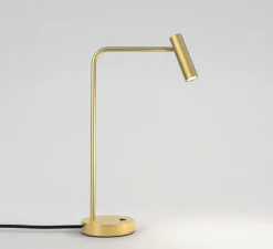 Lampe de bureau, Enna Desk Led, or mat, LED, 2700K, 124 lm, L12cm, H45cm - Astro
