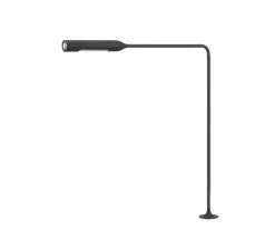 Lampe*Lumina Lampe de bureau, Flo Grommet F46, , LED, dim, 2700K, 302 lm, L39cm, H43cm - Black Soft Touch