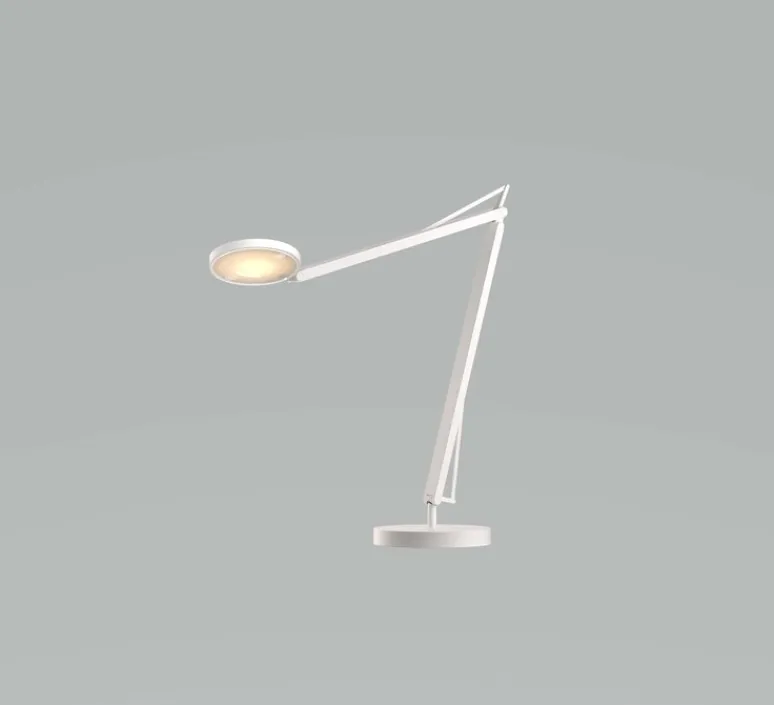 Lampe*GRAU Lampe de bureau, John, , LED, dim, 3500K, 1000 lm, L16cm, H55cm - blanc