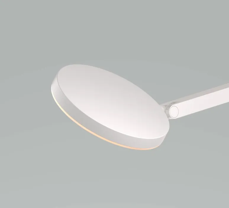 Lampe*GRAU Lampe de bureau, John, , LED, dim, 3500K, 1000 lm, L16cm, H55cm - blanc
