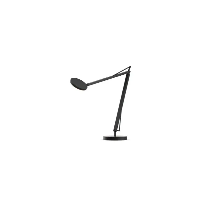 Lampe de bureau, John, noir mat, LED, dim, 3500K, 1000 lm, L16cm, H55cm - GRAU