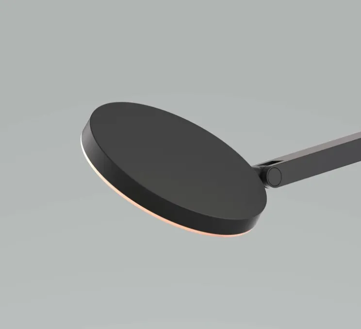 Lampe de bureau, John, noir mat, LED, dim, 3500K, 1000 lm, L16cm, H55cm - GRAU