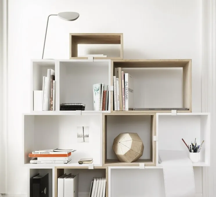 Lampe de bureau, Leaf, Gris, H41,5cm - Muuto