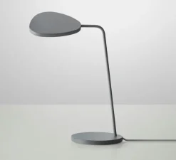 Lampe de bureau, Leaf, Gris, H41,5cm - Muuto