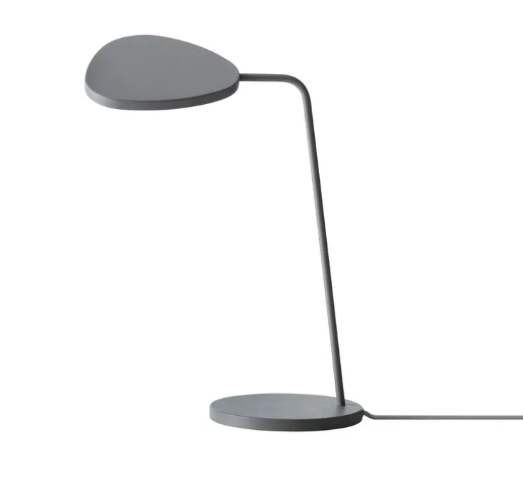 Lampe de bureau, Leaf, Gris, H41,5cm - Muuto