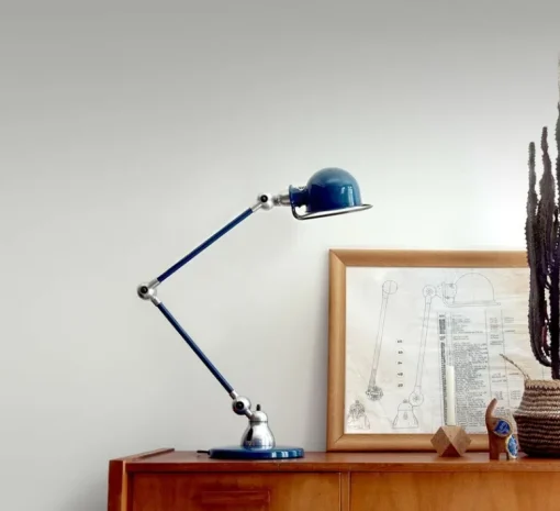 Lampe*Jieldé Lampe de bureau, Loft D6000I, , Ø15cm, H60cm - Bleu saphir poli