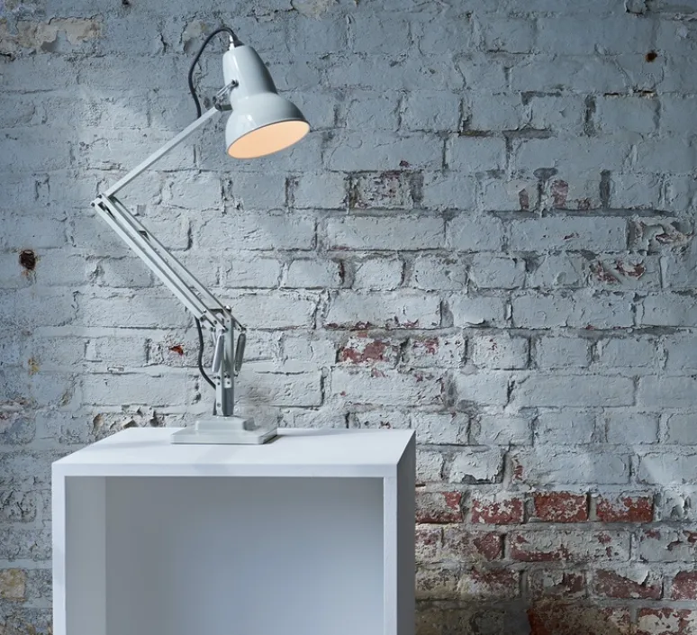 Lampe|Enfants*Anglepoise Lampe de bureau, Original 1227, lin, Ø14cm H49cm - blanc