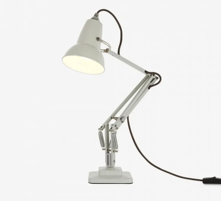 Lampe|Enfants*Anglepoise Lampe de bureau, Original 1227, lin, Ø14cm H49cm - blanc