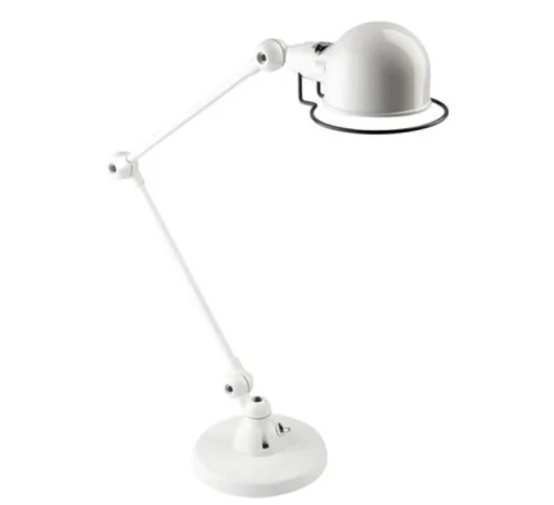 Lampe|Enfants*Jieldé Lampe de bureau, Signal 2 bras, SI333, , brillant, Ø16cm, H60cm - blanc