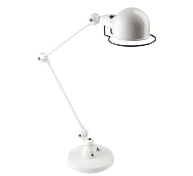 Lampe|Enfants*Jieldé Lampe de bureau, Signal 2 bras, SI333, , brillant, Ø16cm, H60cm - blanc