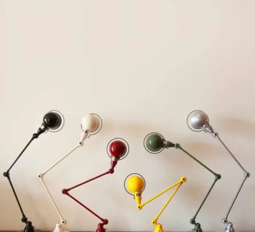 Lampe|Enfants*Jieldé Lampe de bureau, Signal 2 bras, SI333, , brillant, Ø16cm, H60cm - blanc