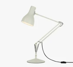 Lampe|Enfants*Anglepoise Lampe de bureau, Type 75, alpin, Ø14cm, H57cm - blanc