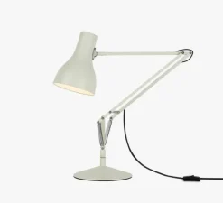 Lampe|Enfants*Anglepoise Lampe de bureau, Type 75, alpin, Ø14cm, H57cm - blanc