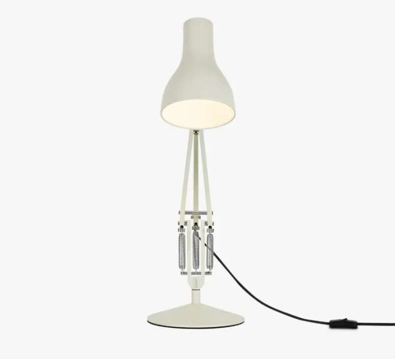 Lampe|Enfants*Anglepoise Lampe de bureau, Type 75, alpin, Ø14cm, H57cm - blanc
