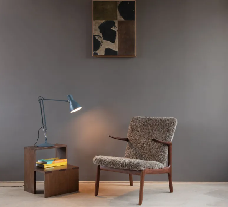 Lampe*Anglepoise Lampe de bureau, Type 75, , 2700K, 470lm, Ø14cm, H57cm - gris