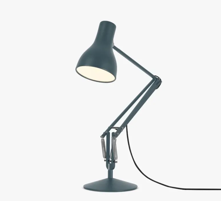 Lampe*Anglepoise Lampe de bureau, Type 75, , 2700K, 470lm, Ø14cm, H57cm - gris