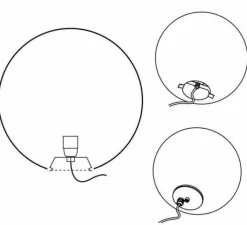 Lampe*Slide Lampe de jardin, GLOBO, , mat, IP55, Ø40cm - blanc