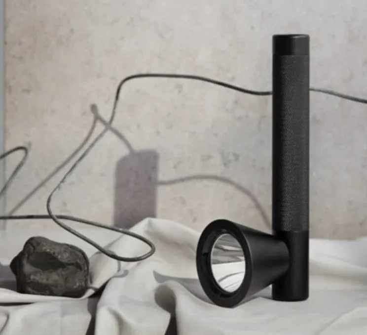 Lampe de poche, Trace, noir, LED, 4400k, 100/240/360lm, Ø6,5cm, L20cm - Northern