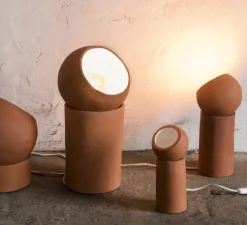 Lampe*Serax Lampe de sol, Terra Light M, , Ø16,5cm, H39cm - terracotta