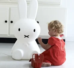Lampe Lapin, enfants, Miffy XL, blanc, H80cm - Mr Maria