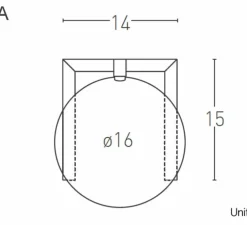 Lampe, MJA, Jaques Adnet, chrome, câble USA, H25cm, L18.5cm - LUMEN CENTER ITALIA