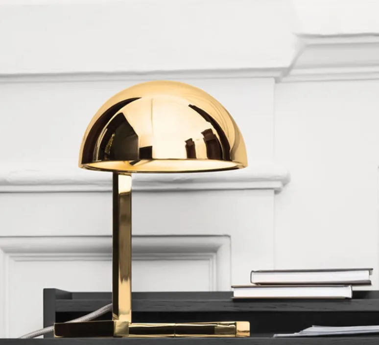 Lampe*Lumen Center Italia Lampe, MJA, Jaques Adnet, , L18.5cm, H25cm - or