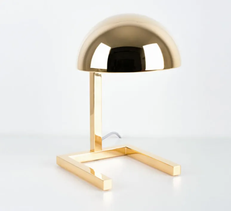 Lampe*Lumen Center Italia Lampe, MJA, Jaques Adnet, , L18.5cm, H25cm - or