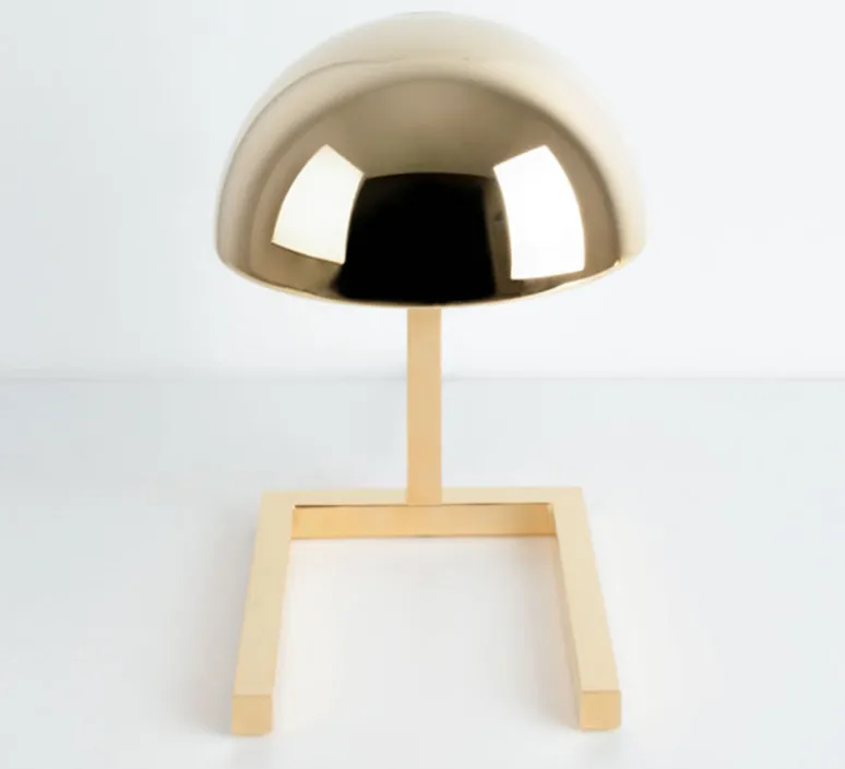 Lampe*Lumen Center Italia Lampe, MJA, Jaques Adnet, , L18.5cm, H25cm - or