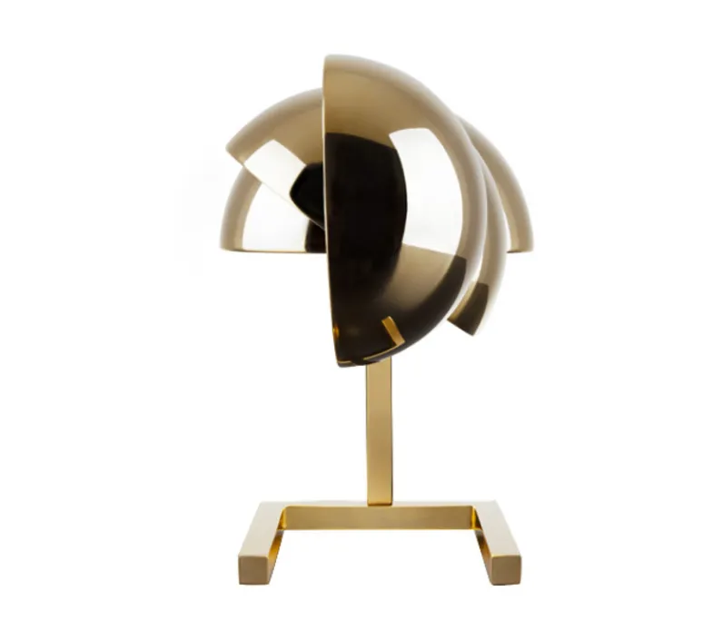 Lampe*Lumen Center Italia Lampe, MJA, Jaques Adnet, , L18.5cm, H25cm - or