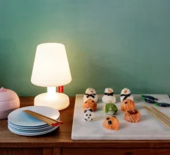 Lampe nomade, Edison the Petit, blanc, LED, IP21, Ø16cm, H25cm - Fatboy