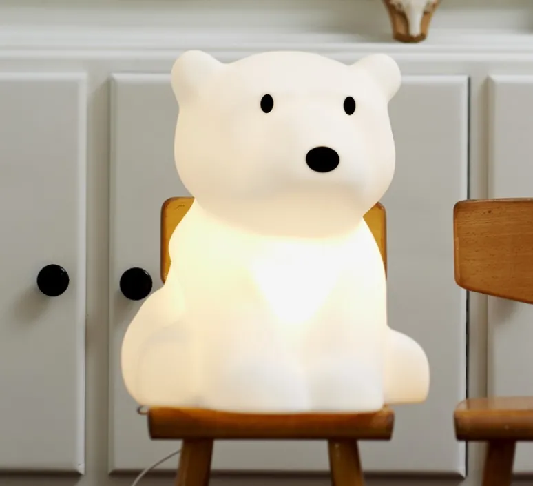 Lampe|Enfants*Mr Maria Lampe Ours, enfants, Nanuk, , H41cm - blanc