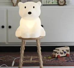 Lampe|Enfants*Mr Maria Lampe Ours, enfants, Nanuk, , H41cm - blanc
