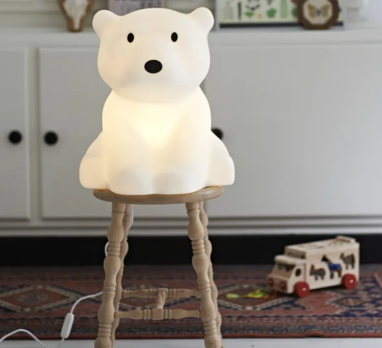 Lampe|Enfants*Mr Maria Lampe Ours, enfants, Nanuk, , H41cm - blanc